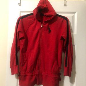 Ralph Lauren Girls hooded sports zip-up jacket 057